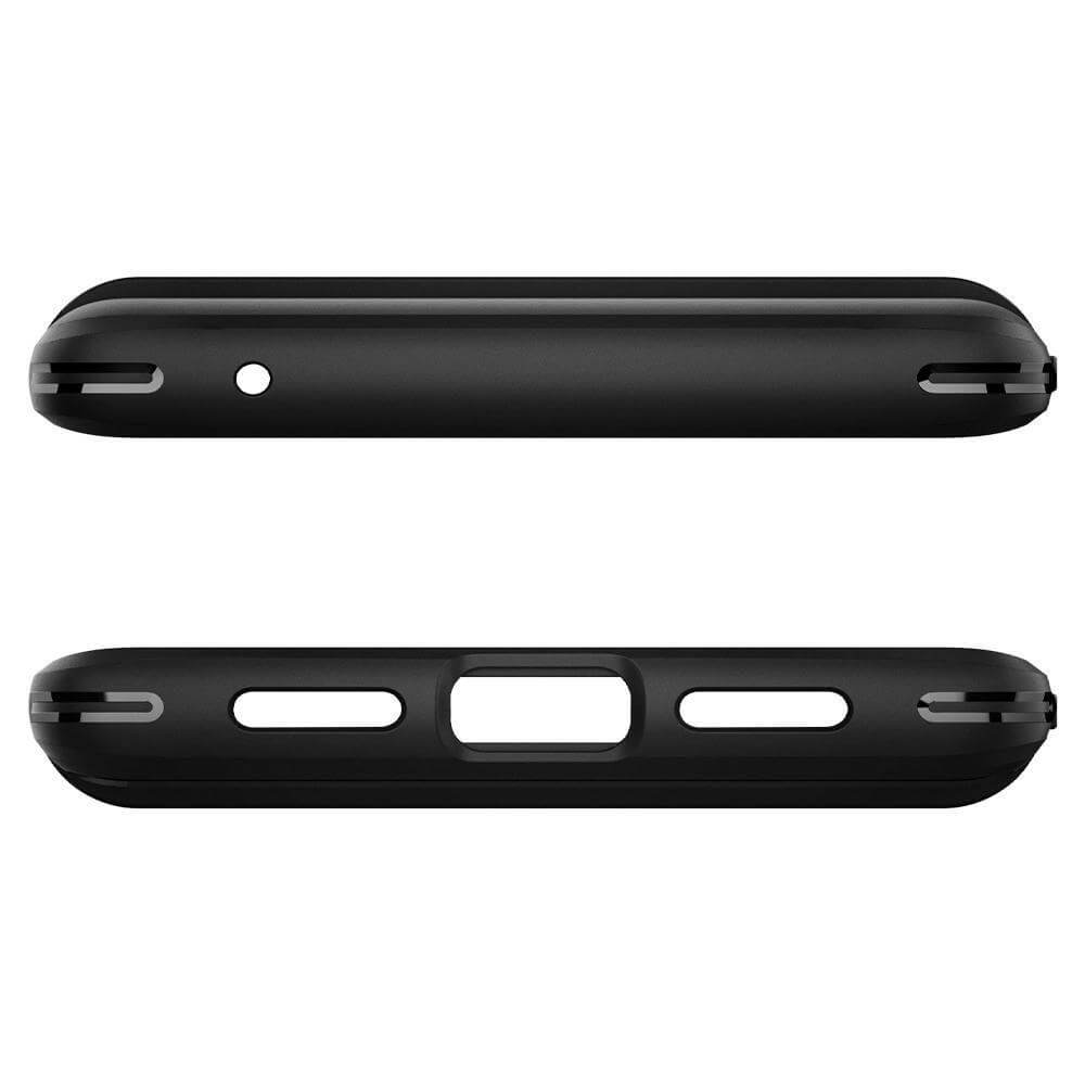 Противоударен Силиконов Калъф за Google Pixel 6 Pro, Spigen Rugged Armor Case, Черен (7)