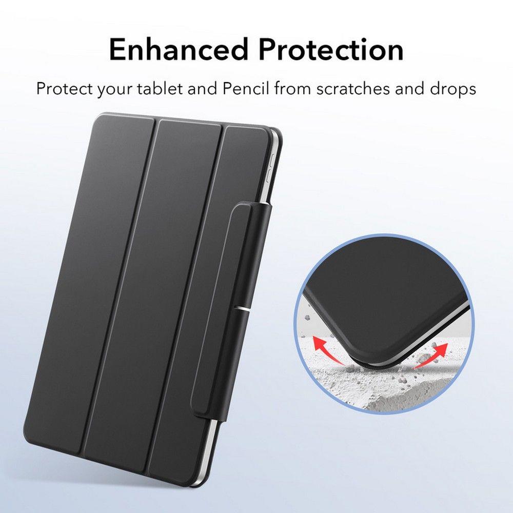 Тънък Калъф за iPad Pro 12.9" 2022-2018/ Air 13, ESR Rebound Magnetic Case, Черен (4)