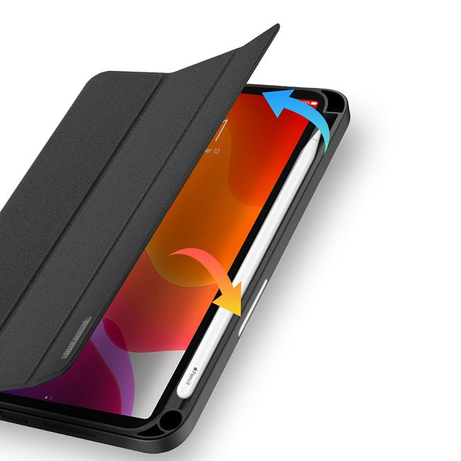 Калъф с Pen Поставка за iPad Mini 6/7 2024, Dux Ducis Domo Case, Черен (2)
