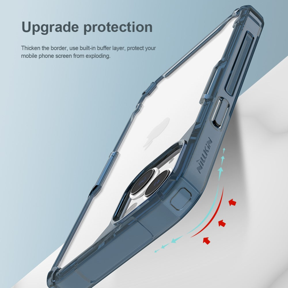 Противоударен Калъф за iPhone 13, Nillkin TPU Pro Case, Син (3)