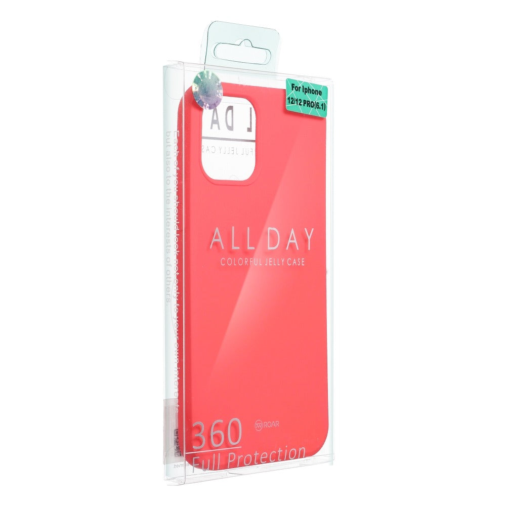 Силиконов Калъф за iPhone 13, Roar Color Case, Червен (5)