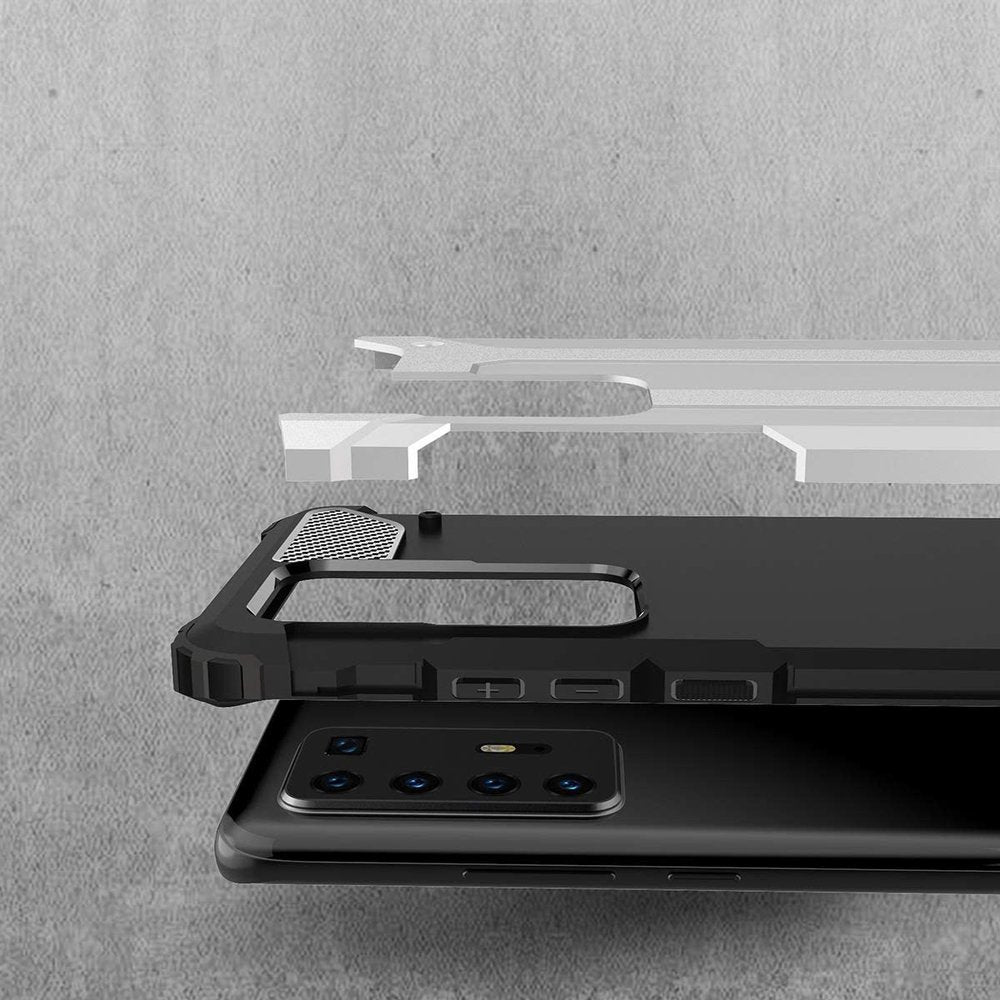 Противоударен Хибриден Калъф за Xiaomi Redmi 10, Forcell Armor Case, Черен (3)