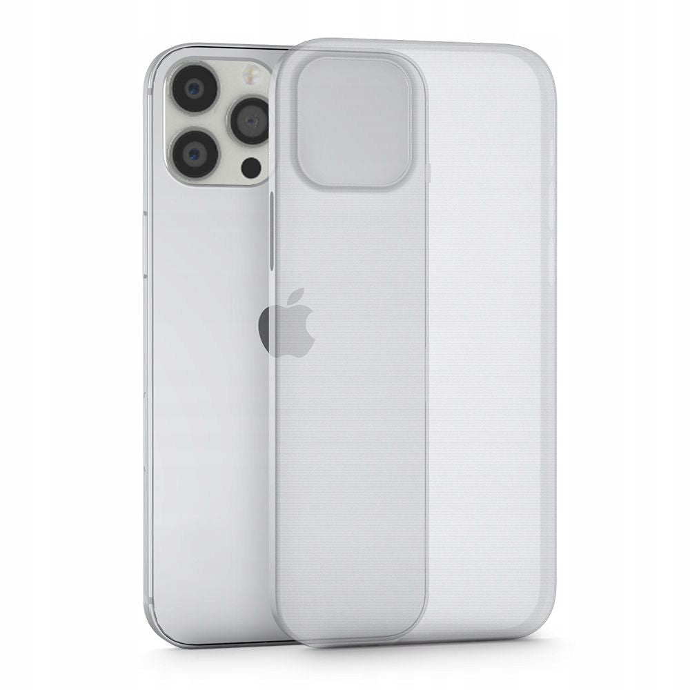 Тънък Матов Калъф за iPhone 13 Pro Max, Ultraslim Case, Бял