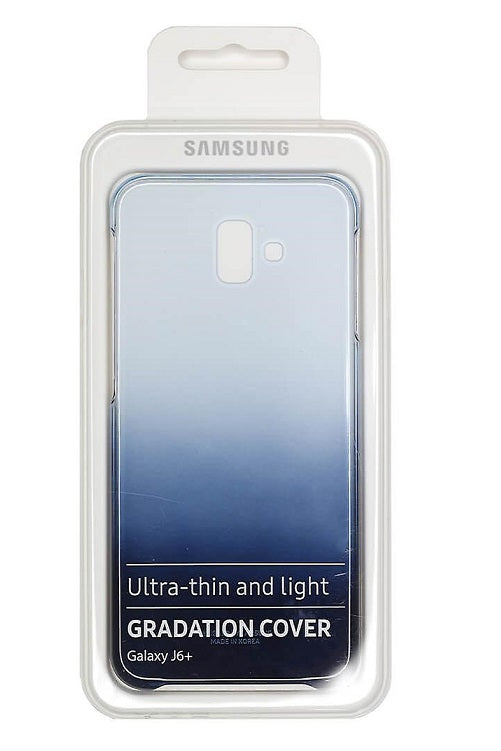 Оригинален Твърд Калъф за Samsung J6 Plus 2018 Gradation Case, Син (4)