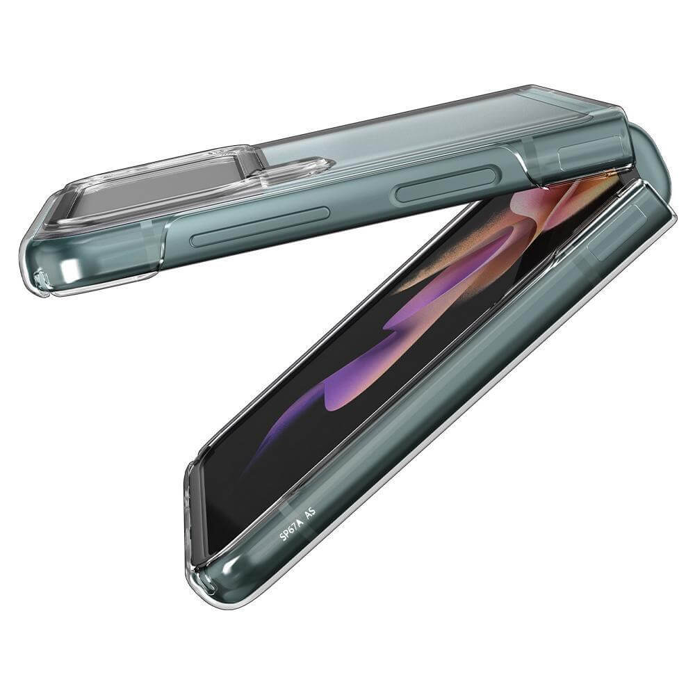 Тънък Калъф за Samsung Z Flip 3, Spigen Air Skin Case, Прозрачен (2)