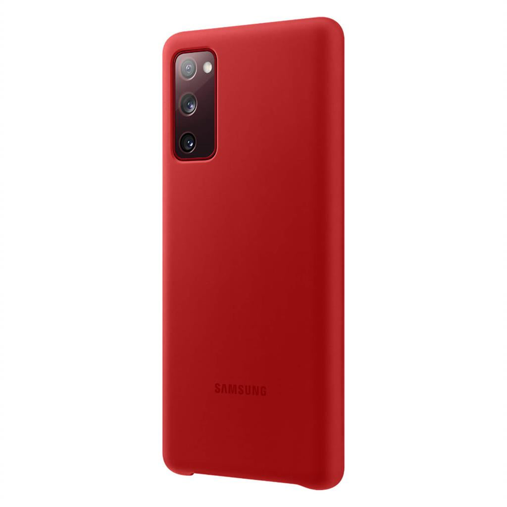 Оригинален Силиконов Калъф за Samsung S20 FE, Silicone Cover Case EF-PG780TRE, Червен