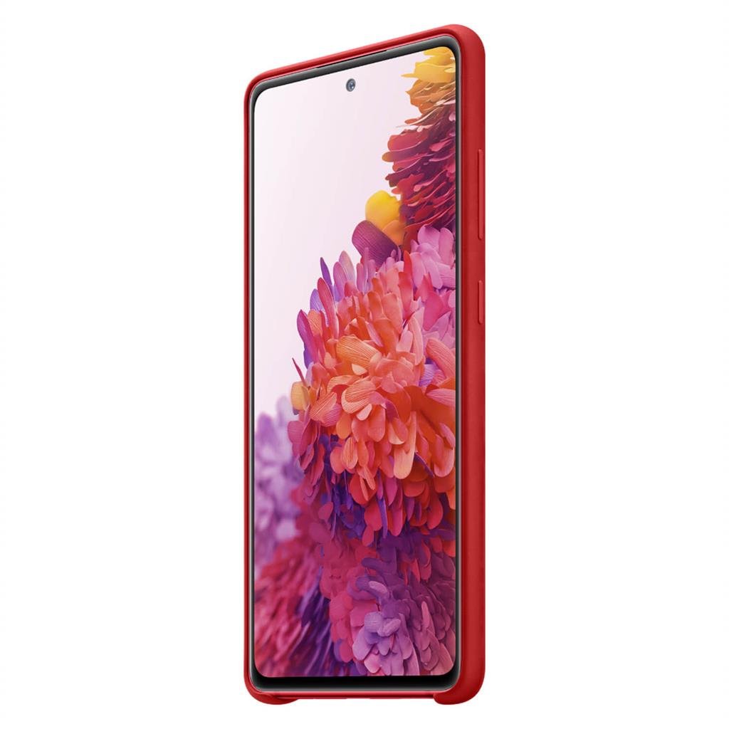 Оригинален Силиконов Калъф за Samsung S20 FE, Silicone Cover Case EF-PG780TRE, Червен (2)
