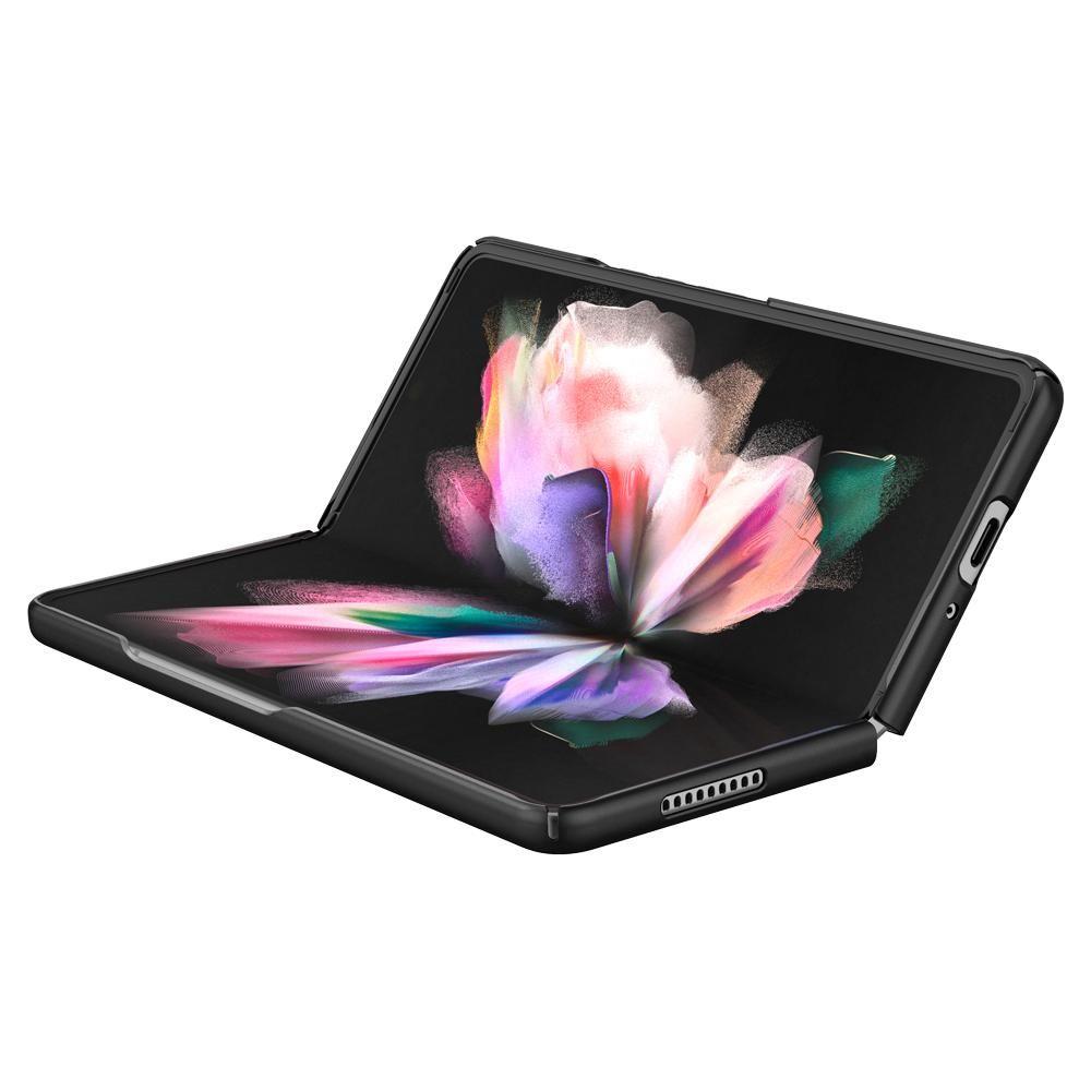 Тънък Калъф за Samsung Z Fold 3, Spigen Airskin Case, Черен (4)