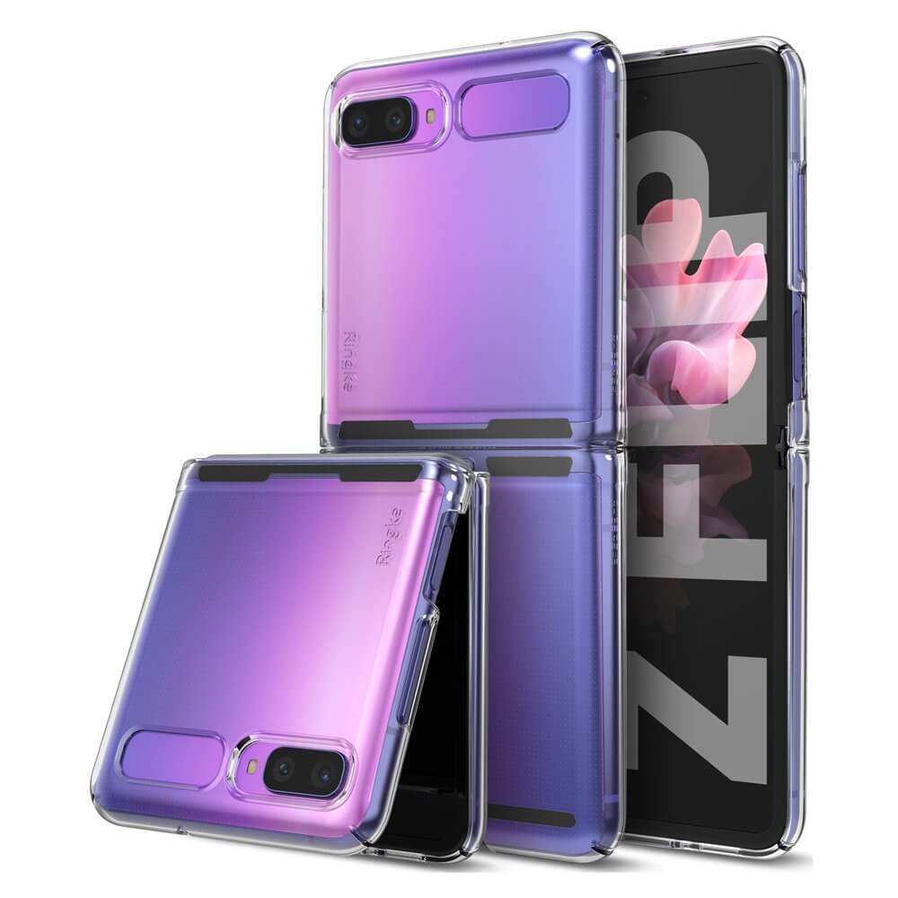 Поликарбонатен Калъф за Samsung Z Flip, Ringke Ultra-Thin Case, Прозрачен
