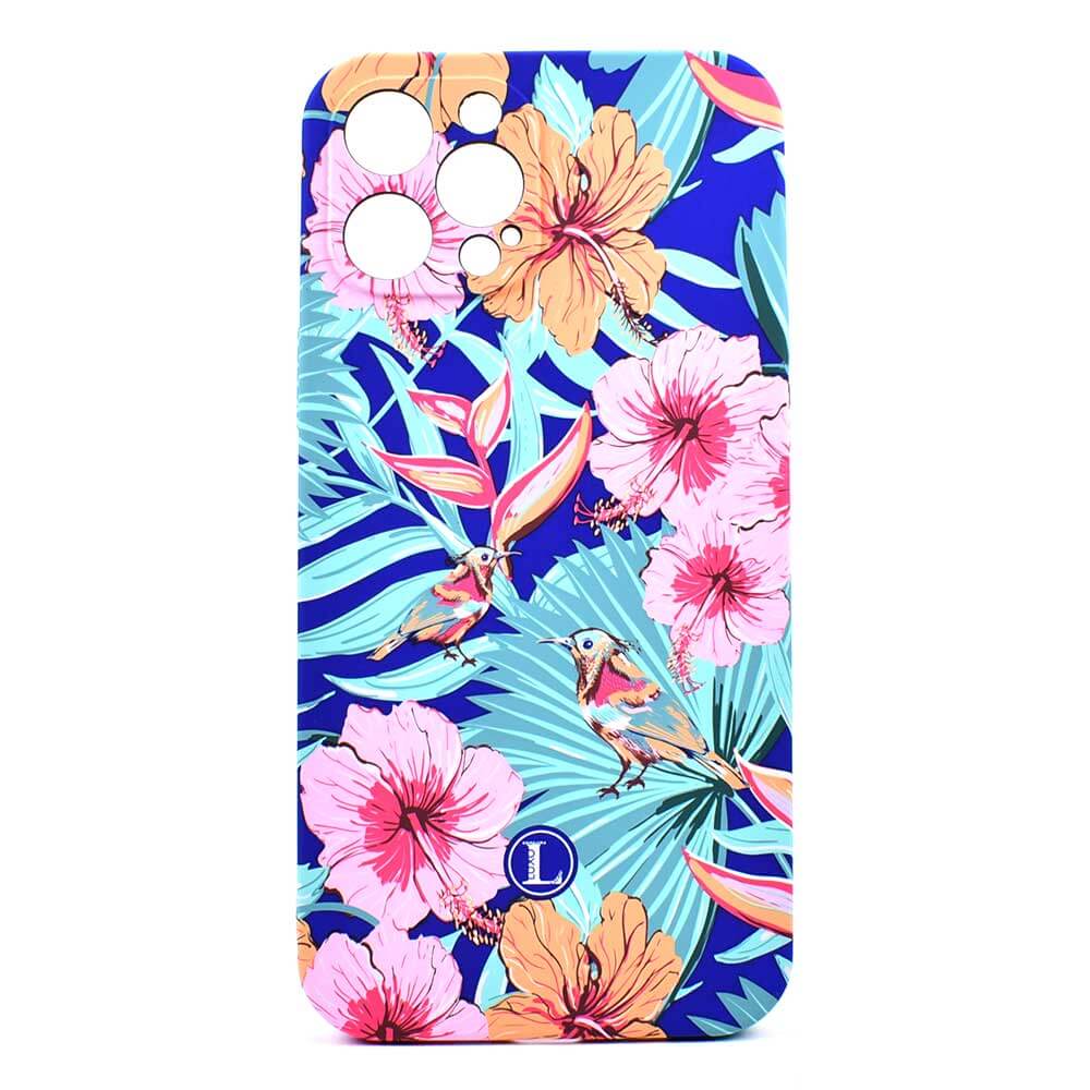Екзотичен Калъф за iPhone 12 Pro Max, Luxo Natural Case, Цветен