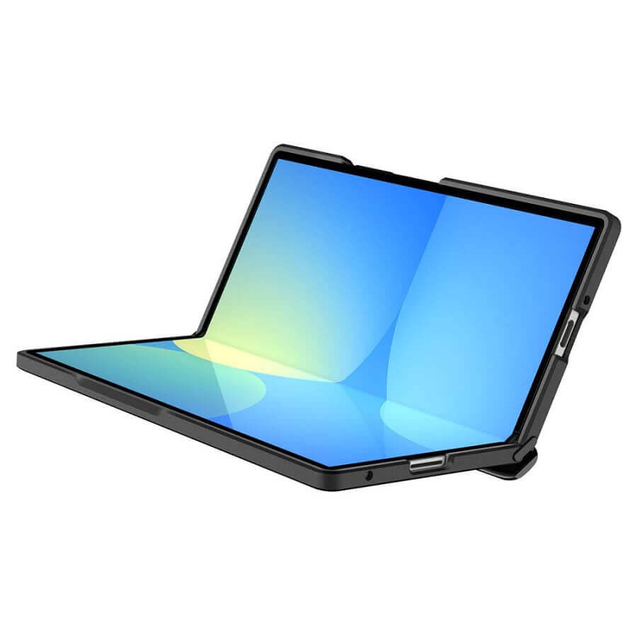 Magsafe Калъф с Предпазител за Samsung Z Fold 7, Spigen Slim Armor Pro Case, Черен (4)