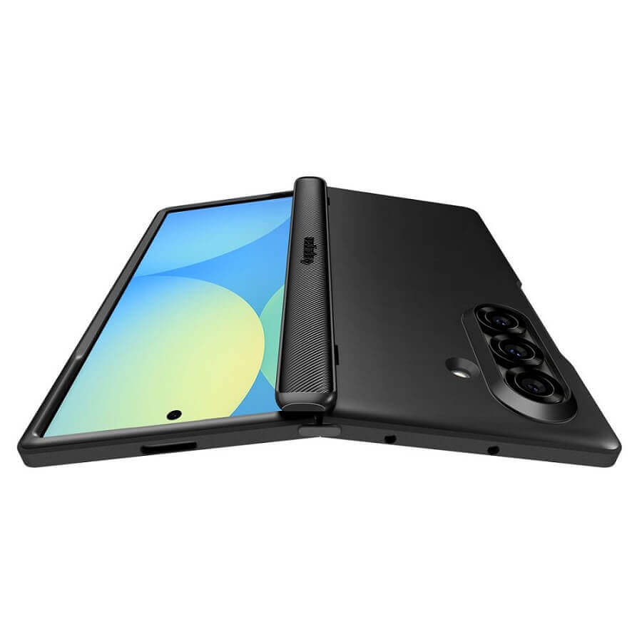 Magsafe Калъф с Предпазител за Samsung Z Fold 7, Spigen Slim Armor Pro Case, Черен (7)