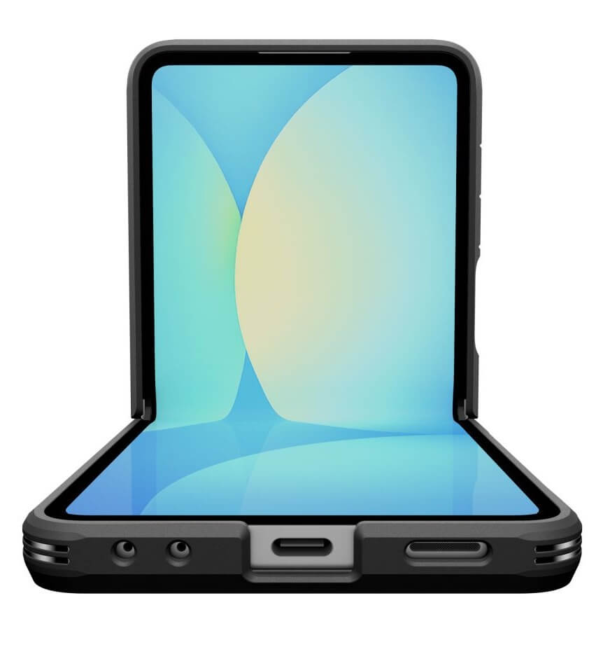 Magsafe Калъф с Предпазител за Samsung Z Flip 7, Spigen Slim Armor Pro Case, Черен (2)
