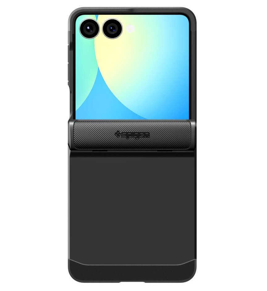 Magsafe Калъф с Предпазител за Samsung Z Flip 7, Spigen Slim Armor Pro Case, Черен