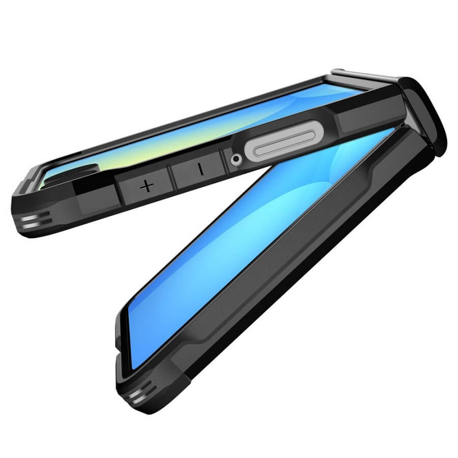 Magsafe Калъф с Предпазител за Samsung Z Flip 7, Spigen Slim Armor Pro Case, Черен (7)