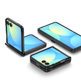 Magsafe Калъф с Предпазител за Samsung Z Flip 7, Spigen Slim Armor Pro Case, Черен (6)