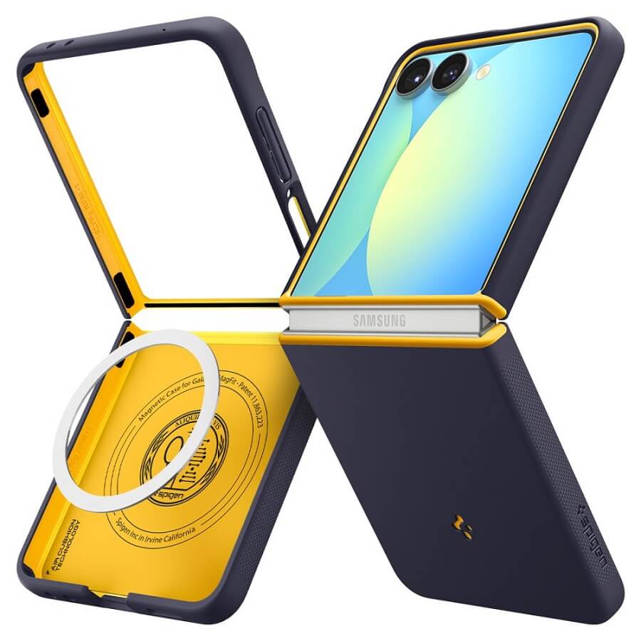 Magsafe Калъф за Samsung Z Flip 7, Spigen Nano Pop Case, Лилав