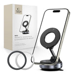 Магнитна Стойка за Кола, Tech-Protect Magsafe N60 Dashboard Holder, Черен (5)