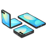 Тънък Карбонов Калъф за Samsung Z Flip 7, Spigen AirSkin Aramid Case, Черен (8)