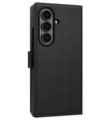 Кожен Калъф с Джобове за Samsung Z Fold 7, Tech-Protect Wallet Book Case, Черен (2)