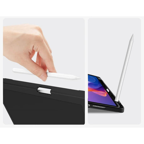 Защитен Калъф за Xiaomi Redmi Pad 2 11" 2025, Tech-Protect Trifold Slim Pen Case, Черен (7)