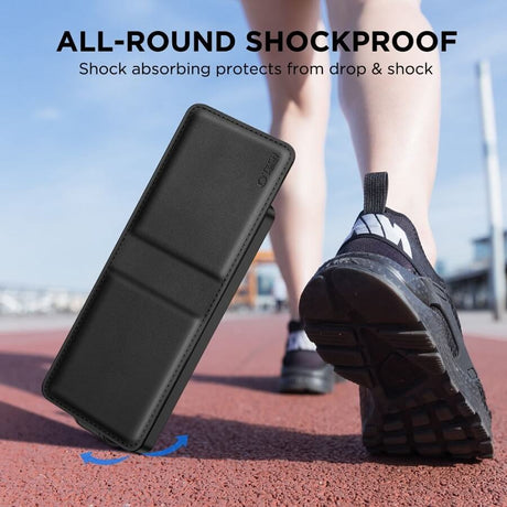 Кожен Калъф за Samsung Z Flip 7, Tech-Protect Wallet Book Case, Черен (3)