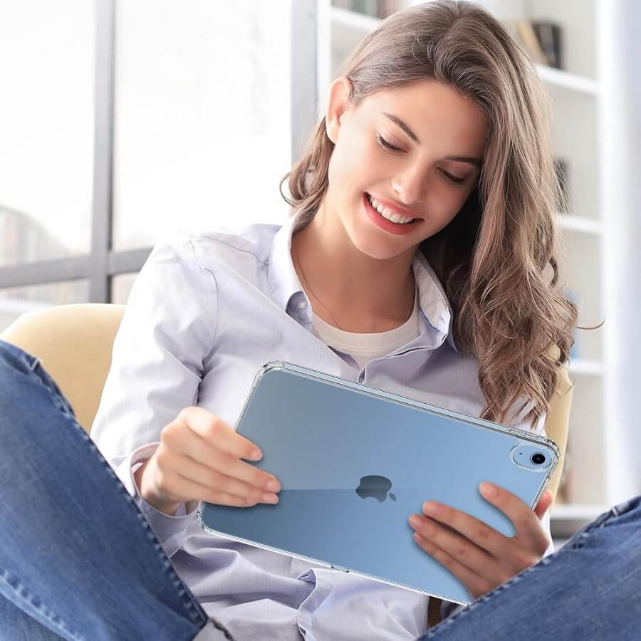 Калъф за iPad 11th 2025 A16/ 10th 2022, Tech-Protect FlexAir Hybrid Clear Case, Прозрачен (10)