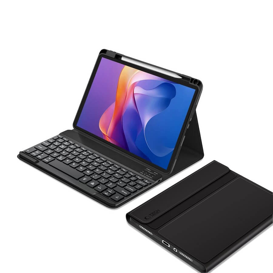 Калъф с Клавиатура за Xiaomi Redmi Pad 2 11" 2025, Tech-Protect SC Pen Keyboard Case, Черен (2)