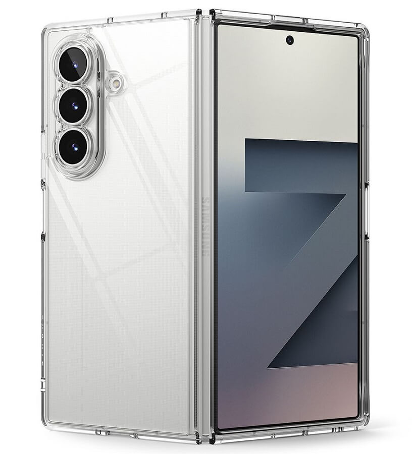 Тънък Калъф за Samsung Z Fold 7, Ringke Fusion Case, Прозрачен