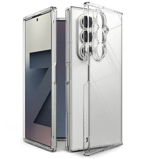 Тънък Калъф за Samsung Z Fold 7, Ringke Fusion Case, Прозрачен (2)