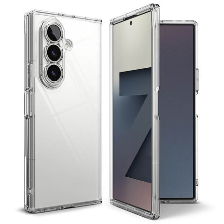 Тънък Калъф за Samsung Z Fold 7, Ringke Fusion Case, Прозрачен (4)