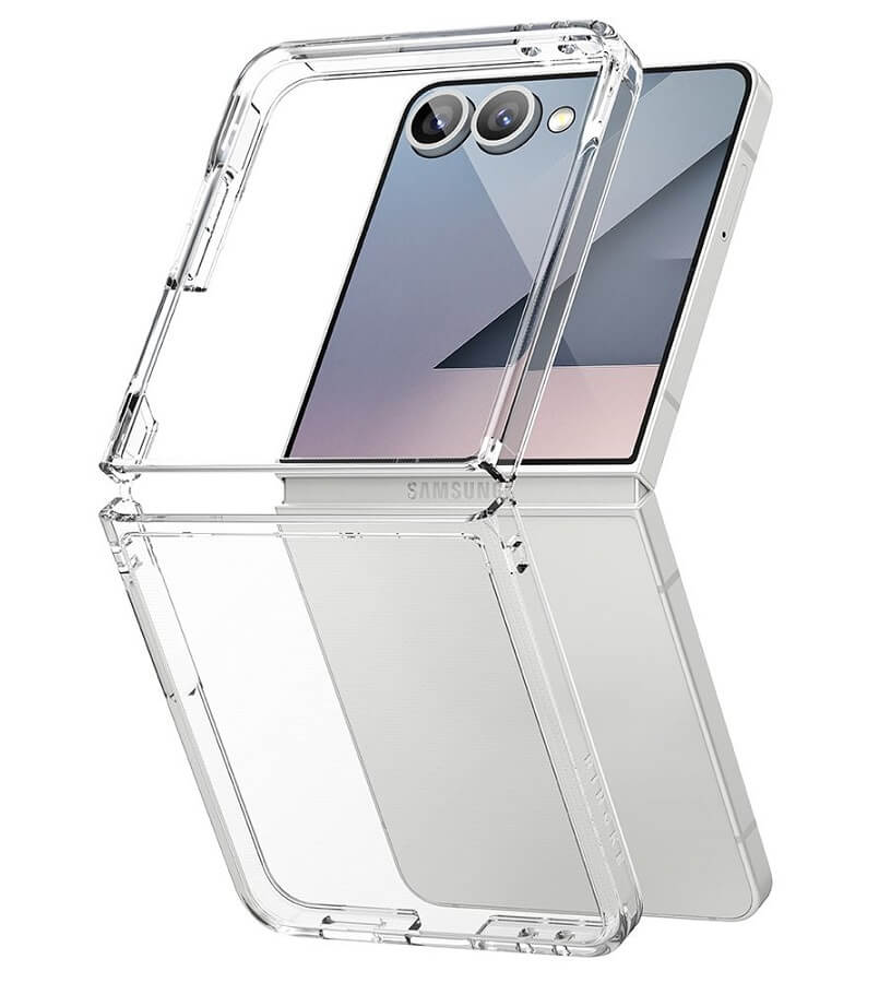 Тънък Калъф за Samsung Z Flip 7, Ringke Fusion Case, Прозрачен