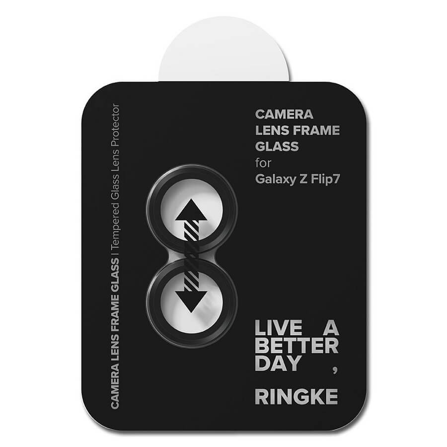 Протектор за Камерата на Samsung Z Flip 7, Ringke Cam Lens Glass 2бр., Черен (4)