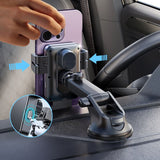 Стойка за Кола с Безжично Зареждане, Joyroom Vent Holder 15w, Черен (9)