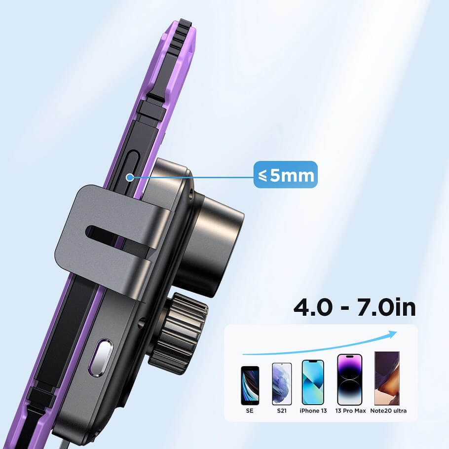 Стойка за Кола с Безжично Зареждане, Joyroom Vent Holder 15w, Черен (10)