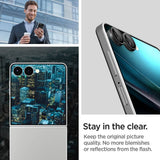 Протектор за Камерата на Samsung Z Flip 7, Spigen EZ Fit Optik Pro Glass tR 2бр., Черен (9)