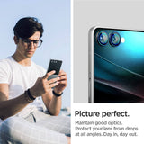 Протектор за Камерата на Samsung Z Flip 7, Spigen EZ Fit Optik Pro Glass tR 2бр., Черен (8)