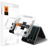 Протектор за Външния Дисплей на Samsung Z Flip 7, Spigen EZ Fit Glass 2бр., Прозрачен