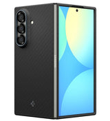 Карбонов Калъф за Samsung Z Fold 7, Spigen AirSkin Aramid Case, Черен