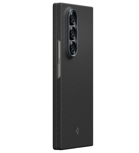 Карбонов Калъф за Samsung Z Fold 7, Spigen AirSkin Aramid Case, Черен (2)