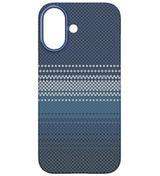 Magsafe Калъф за iPhone 17, Pitaka Edge Moonrise Case, Син (3)