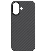 Magsafe Калъф за iPhone 17, Pitaka Edge Black-Gray Case, Черен (3)