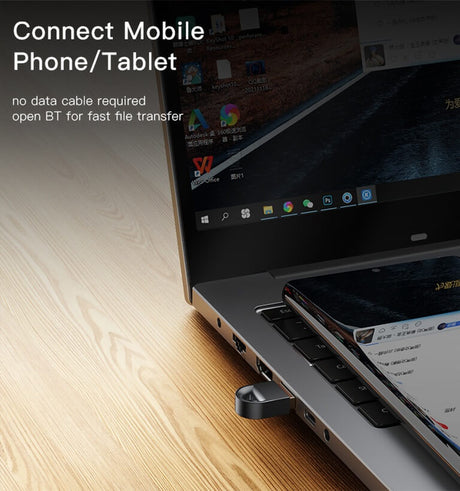Блутут Адаптер, Bluetooth Transmitter Dongle 5.1, Черен (3)