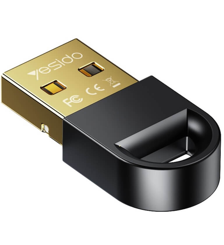 Блутут Адаптер, Bluetooth Transmitter Dongle 5.1, Черен (2)
