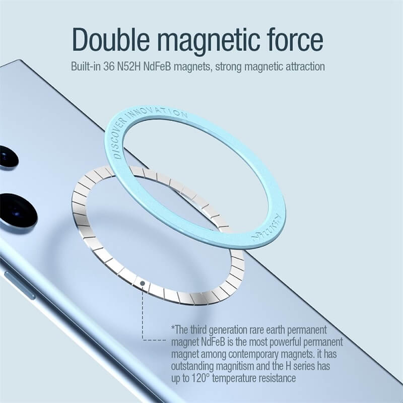 MagSafe Адаптер-Пластина, Nillkin SnapLink Air, Черен (3)