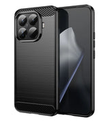 Противоударен Калъф за Xiaomi 15T Pro, Premium Carbon Case, Черен