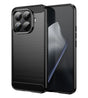 Противоударен Калъф за Xiaomi 15T Pro, Premium Carbon Case, Черен