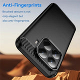 Противоударен Калъф за Xiaomi 15T Pro, Premium Carbon Case, Черен (9)