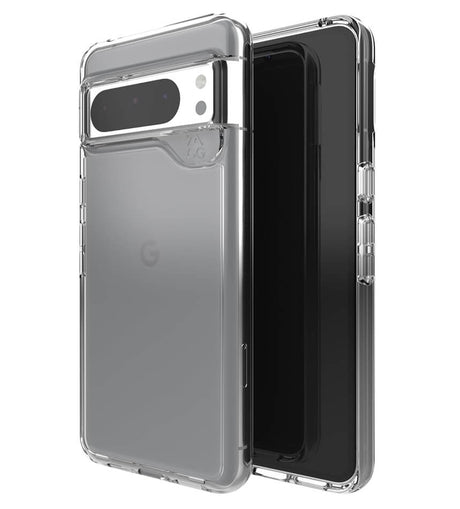 Калъф за Google Pixel 8 Pro, ZAGG Crystal Palace Ultra Slim Case, Прозрачен