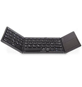 Сгъваема Клавиатура с Тъчпад, Wireless Pocked Keyboard, Сив